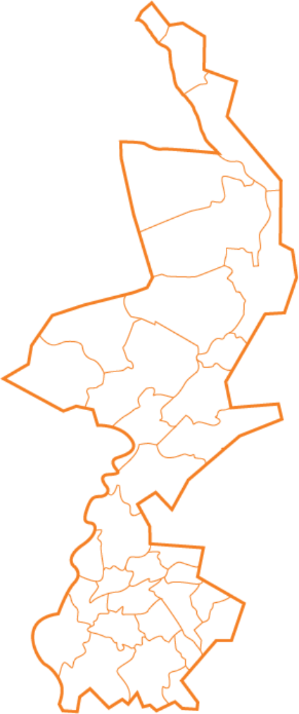 Kaart van Limburg